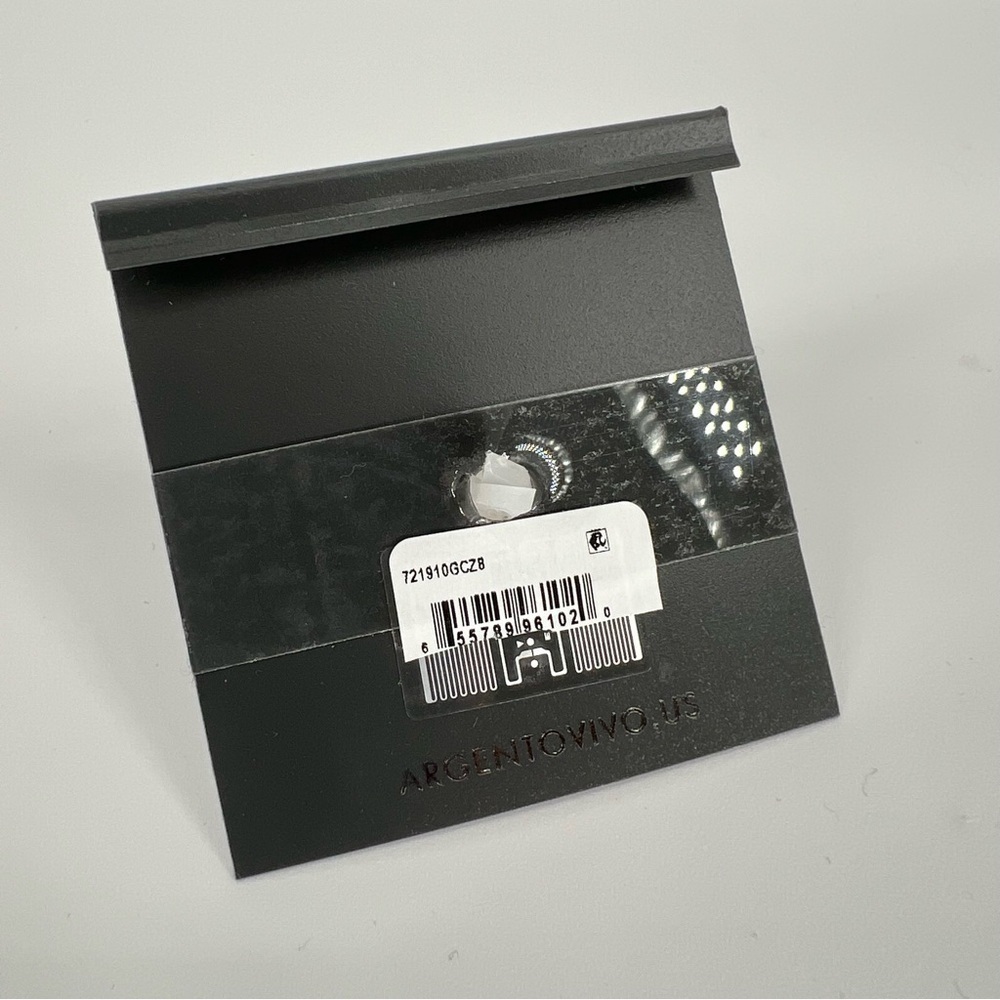 Argento Vivo CZ Chain Link Ring NWT - Picture 6 of 10